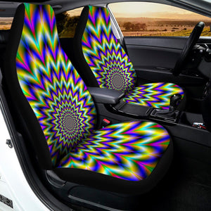 Twinkle Psychedelic Optical Illusion Universal Fit Car Seat Covers