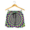 Twinkle Psychedelic Optical Illusion Women's Shorts