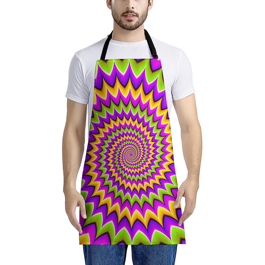 Twisted Colors Moving Optical Illusion Apron