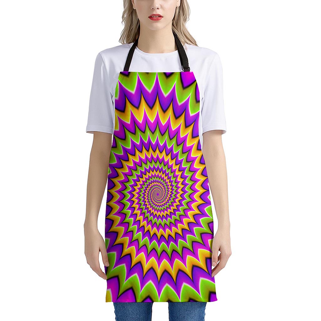 Twisted Colors Moving Optical Illusion Apron