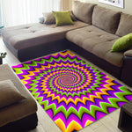Twisted Colors Moving Optical Illusion Area Rug GearFrost