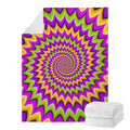 Twisted Colors Moving Optical Illusion Blanket