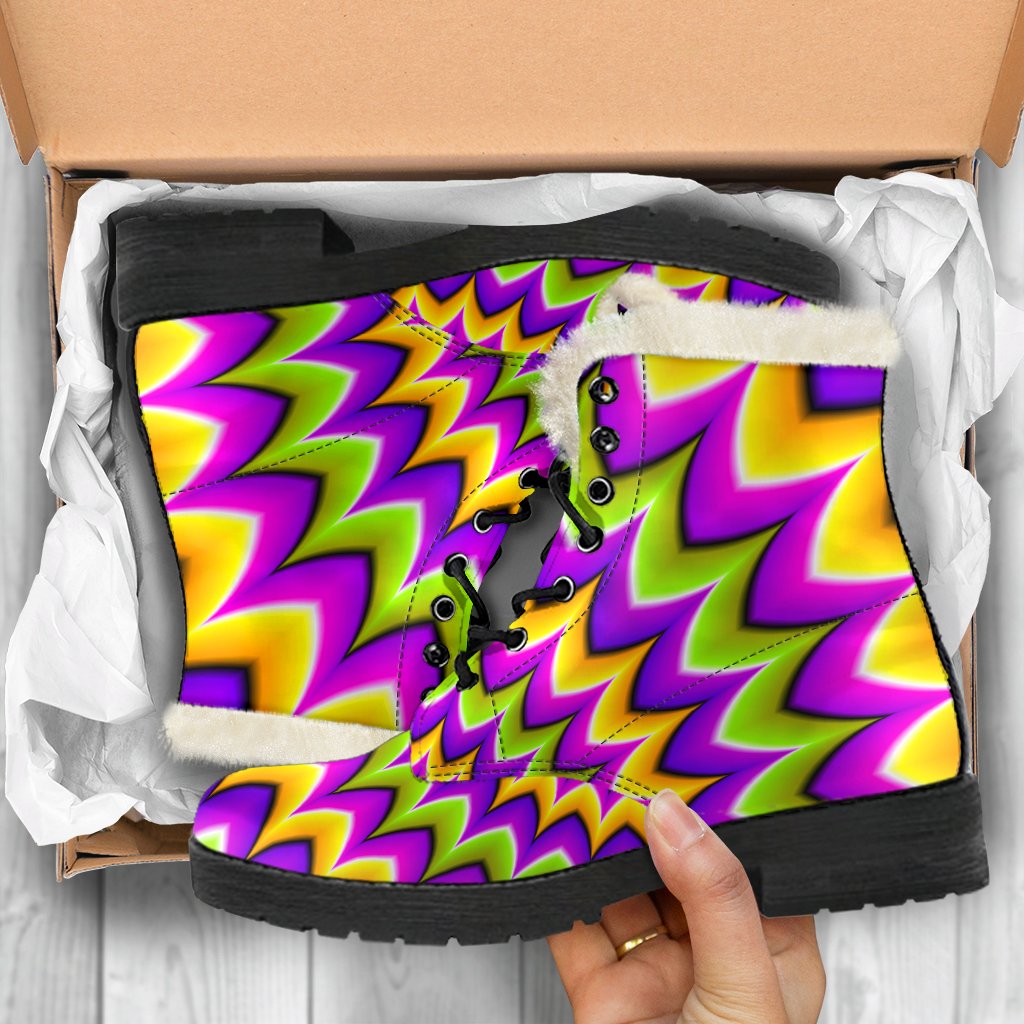 Twisted Colors Moving Optical Illusion Comfy Boots GearFrost