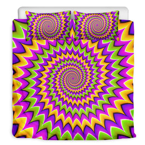 Twisted Colors Moving Optical Illusion Duvet Cover Bedding Set