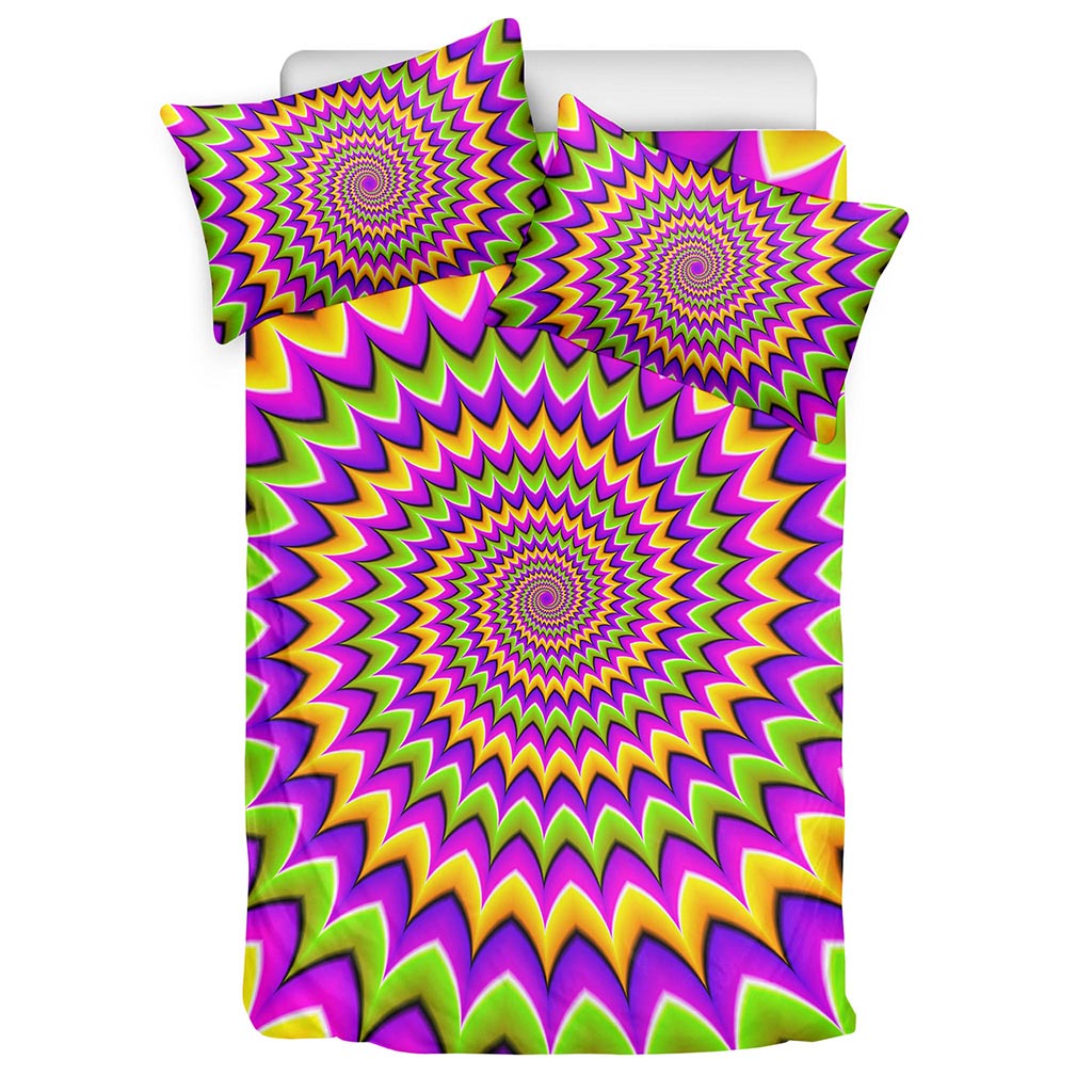 Twisted Colors Moving Optical Illusion Duvet Cover Bedding Set