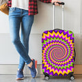 Twisted Colors Moving Optical Illusion Luggage Cover