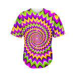 Twisted Colors Moving Optical Illusion Men's Baseball Jersey