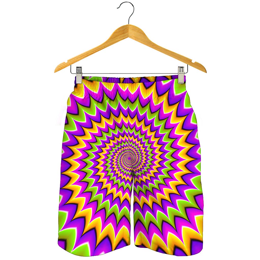 Twisted Colors Moving Optical Illusion Men's Shorts