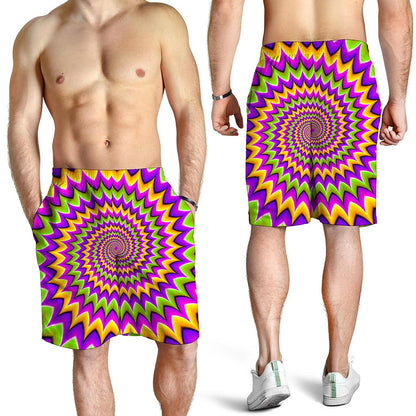 Twisted Colors Moving Optical Illusion Men's Shorts