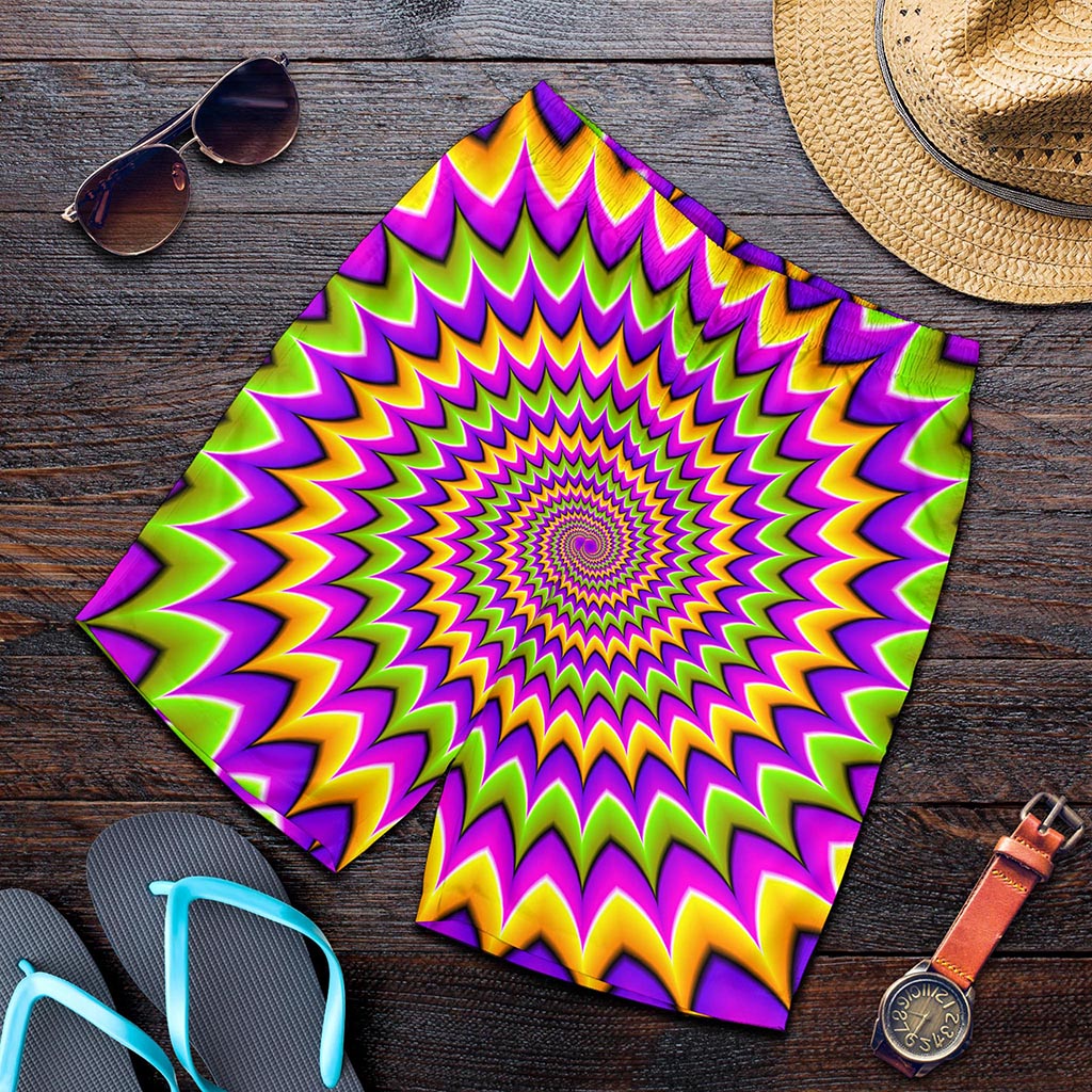 Twisted Colors Moving Optical Illusion Men's Shorts