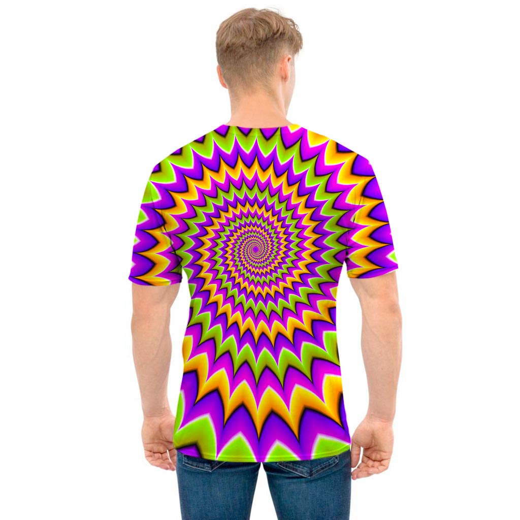 Twisted Colors Moving Optical Illusion Men's T-Shirt