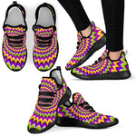 Twisted Colors Moving Optical Illusion Mesh Knit Shoes GearFrost