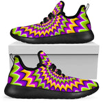 Twisted Colors Moving Optical Illusion Mesh Knit Shoes GearFrost
