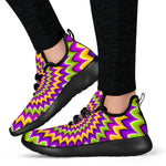 Twisted Colors Moving Optical Illusion Mesh Knit Shoes GearFrost