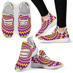 Twisted Colors Moving Optical Illusion Mesh Knit Shoes GearFrost