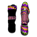 Twisted Colors Moving Optical Illusion Muay Thai Shin Guard