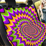 Twisted Colors Moving Optical Illusion Pet Car Back Seat Cover