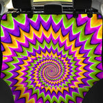 Twisted Colors Moving Optical Illusion Pet Car Back Seat Cover
