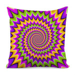 Twisted Colors Moving Optical Illusion Pillow Cover