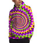 Twisted Colors Moving Optical Illusion Pullover Hoodie