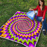 Twisted Colors Moving Optical Illusion Quilt