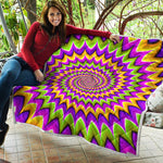 Twisted Colors Moving Optical Illusion Quilt