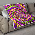 Twisted Colors Moving Optical Illusion Quilt
