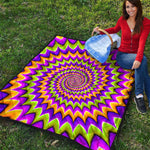 Twisted Colors Moving Optical Illusion Quilt