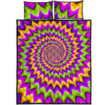 Twisted Colors Moving Optical Illusion Quilt Bed Set