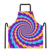 Twisted Spiral Moving Optical Illusion Apron