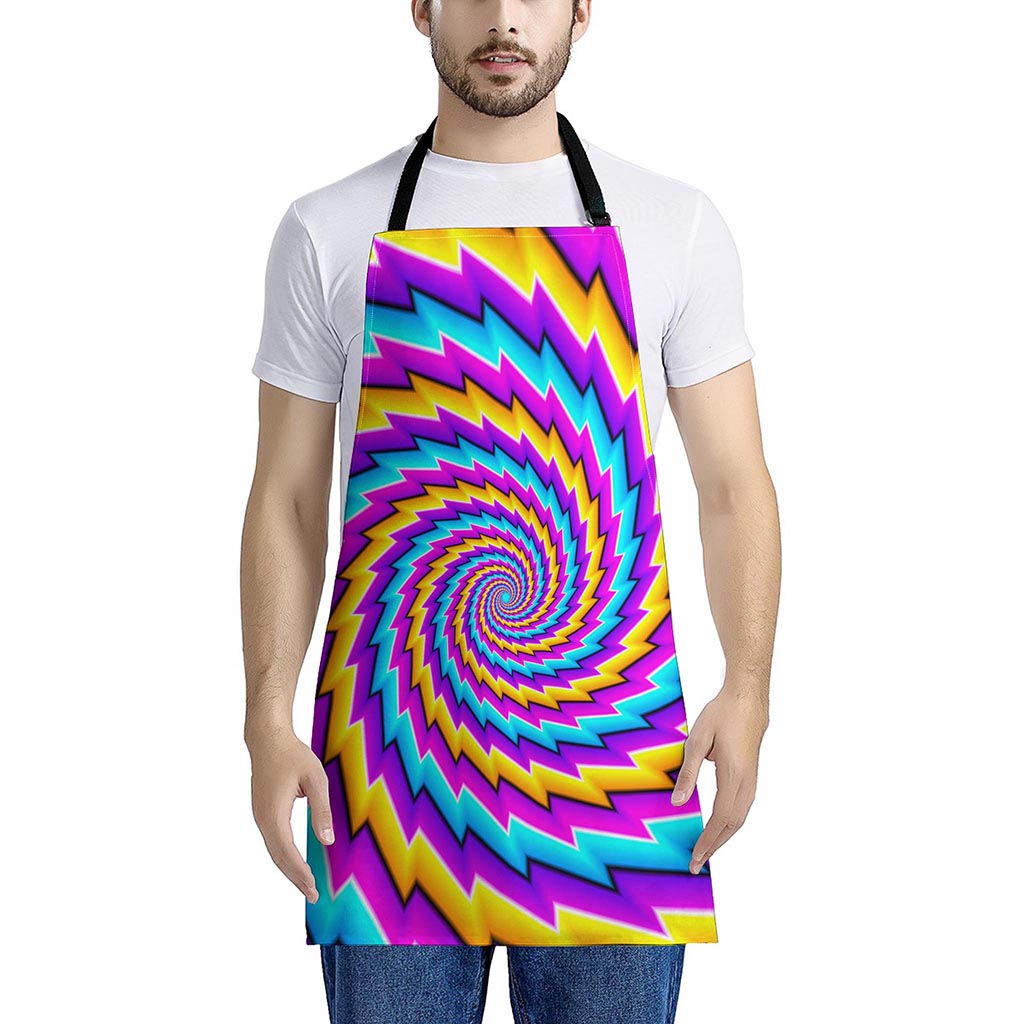 Twisted Spiral Moving Optical Illusion Apron