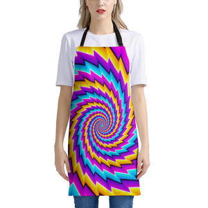 Twisted Spiral Moving Optical Illusion Apron