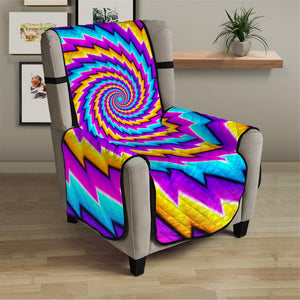 Twisted Spiral Moving Optical Illusion Armchair Protector