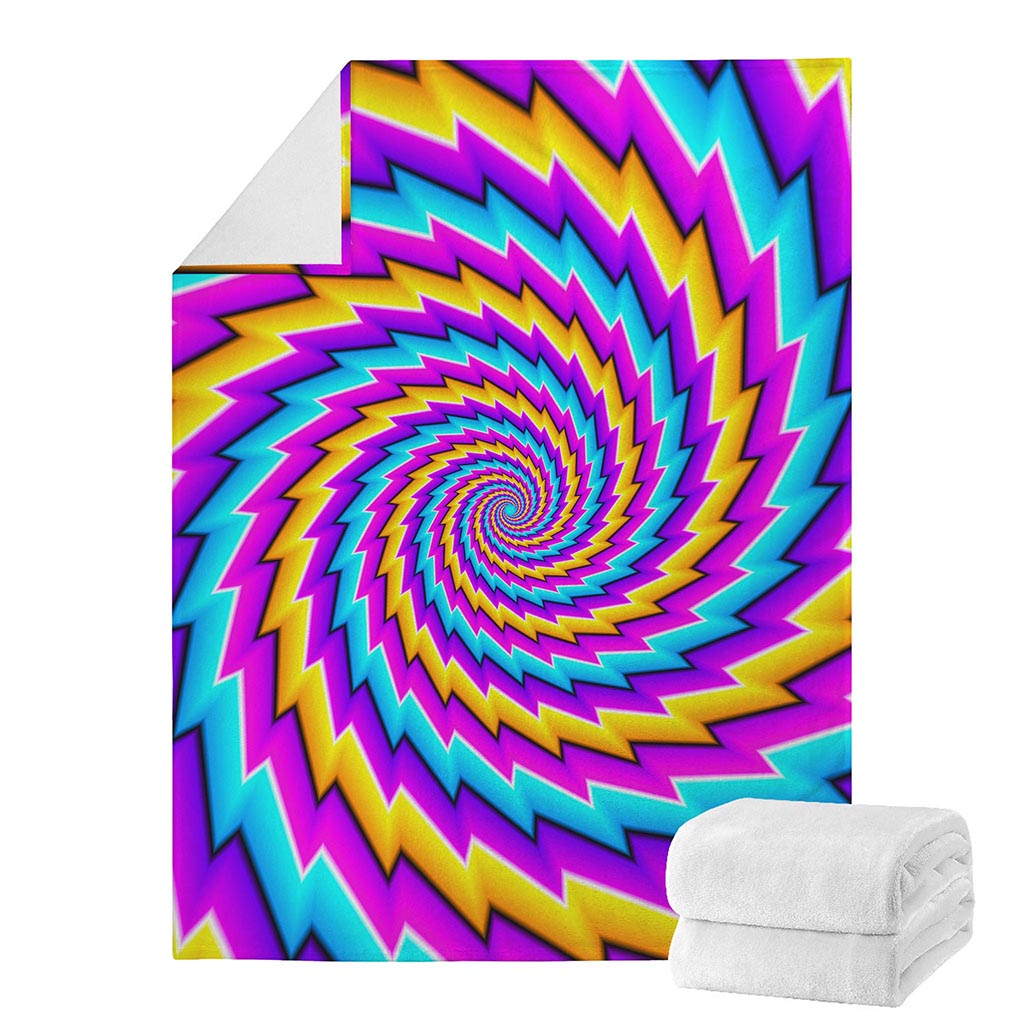 Twisted Spiral Moving Optical Illusion Blanket