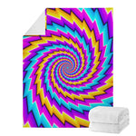 Twisted Spiral Moving Optical Illusion Blanket