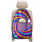 Twisted Spiral Moving Optical Illusion Car Seat Organizers