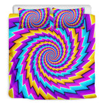 Twisted Spiral Moving Optical Illusion Duvet Cover Bedding Set