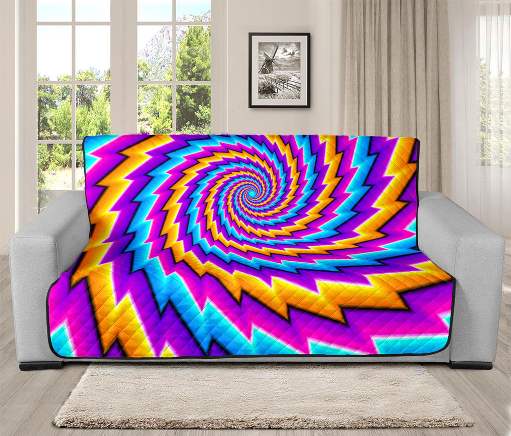 Twisted Spiral Moving Optical Illusion Futon Protector