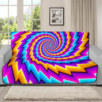 Twisted Spiral Moving Optical Illusion Futon Protector