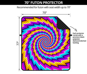 Twisted Spiral Moving Optical Illusion Futon Protector