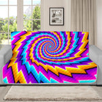 Twisted Spiral Moving Optical Illusion Futon Protector