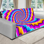 Twisted Spiral Moving Optical Illusion Futon Protector