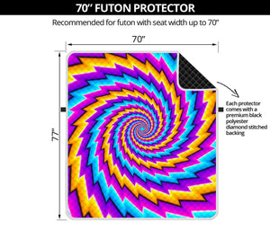 Twisted Spiral Moving Optical Illusion Futon Protector