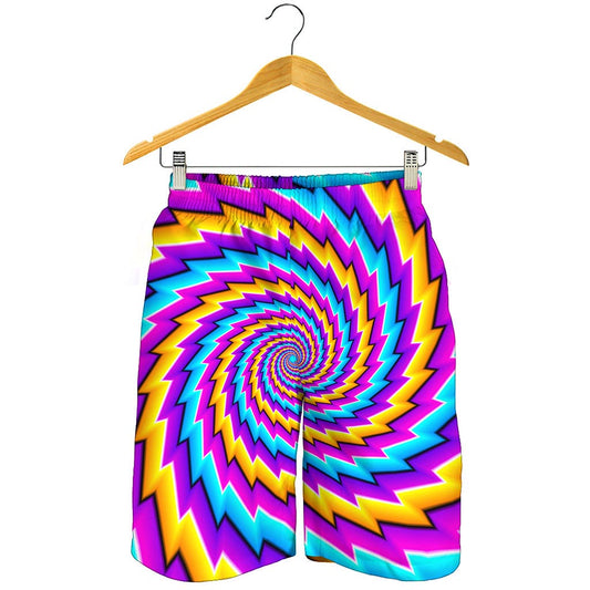Twisted Spiral Moving Optical Illusion Men's Shorts