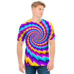 Twisted Spiral Moving Optical Illusion Men's T-Shirt