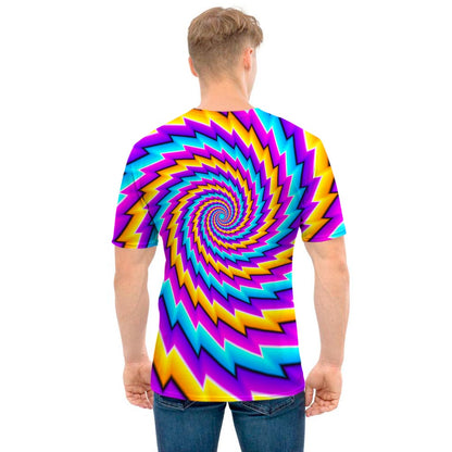 Twisted Spiral Moving Optical Illusion Men's T-Shirt