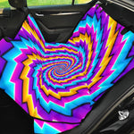 Twisted Spiral Moving Optical Illusion Pet Car Back Seat Cover