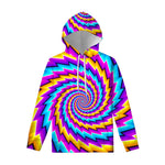 Twisted Spiral Moving Optical Illusion Pullover Hoodie