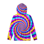 Twisted Spiral Moving Optical Illusion Pullover Hoodie