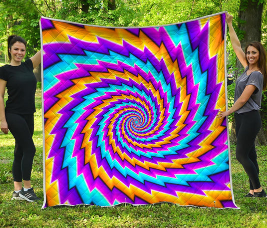 Twisted Spiral Moving Optical Illusion Quilt